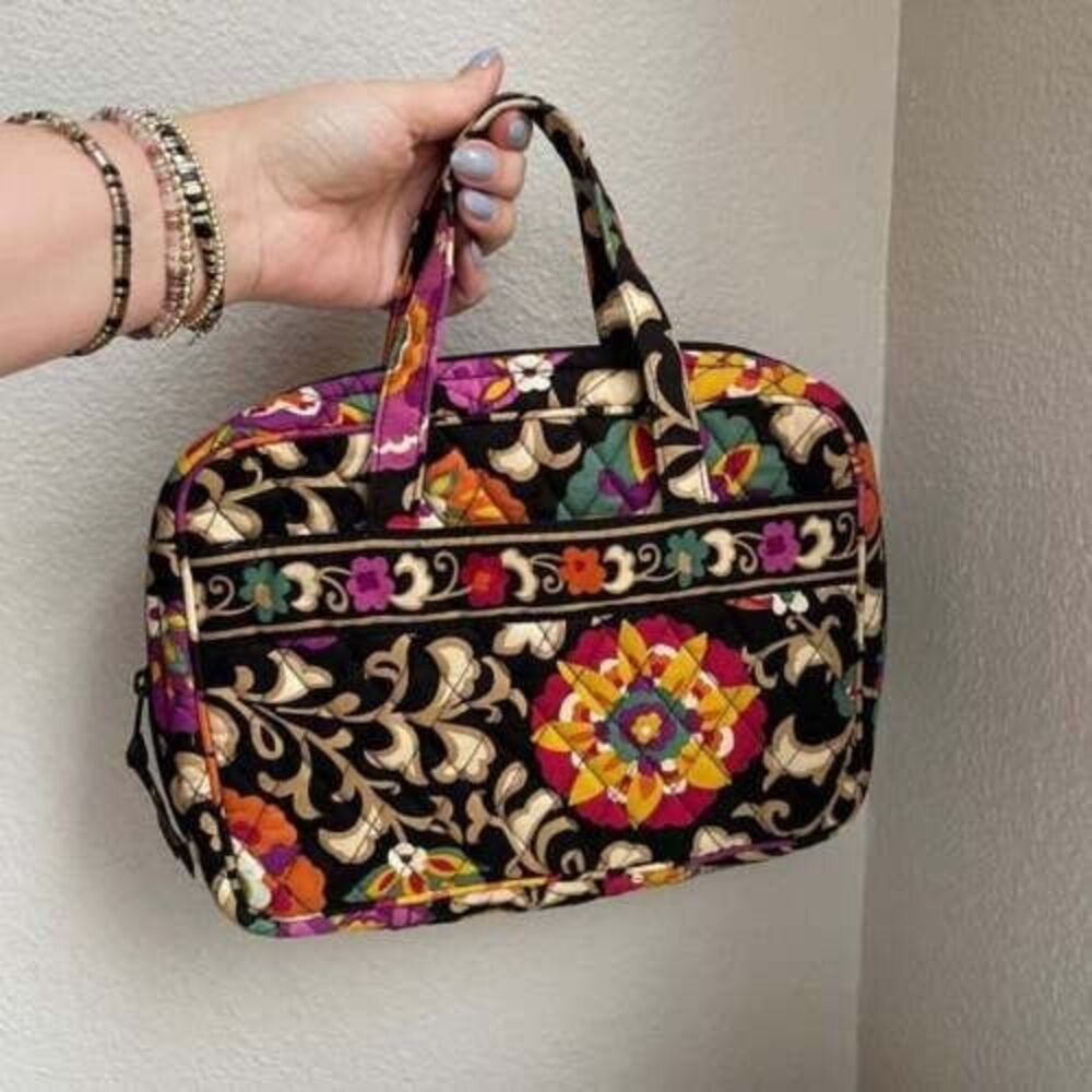 Vera Bradley Floral Quilted Bible Book Sleeve Bag Carrier